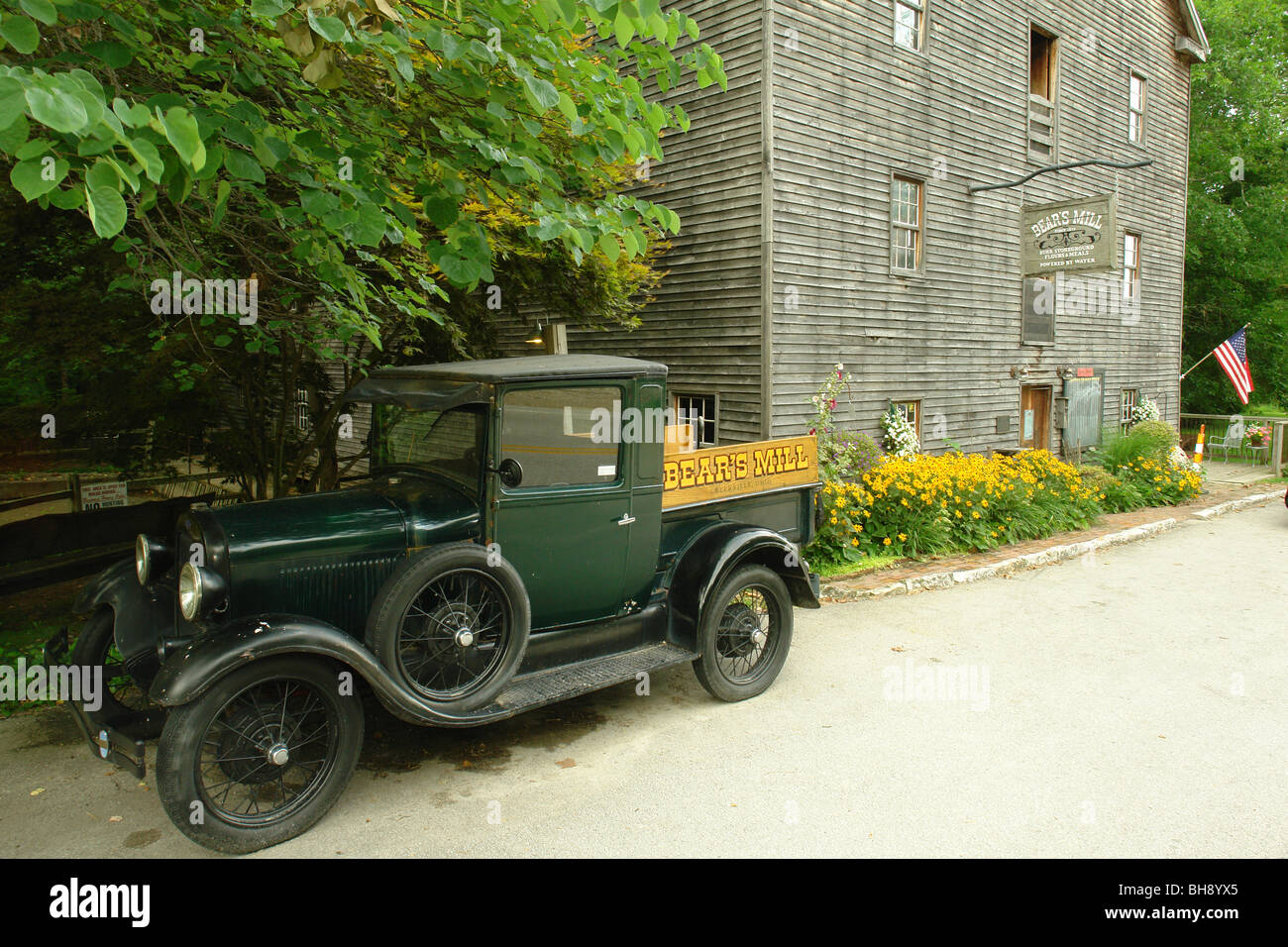 AJD64935, Greenville, OH, Ohio, historische Bär Mühle Stockfoto