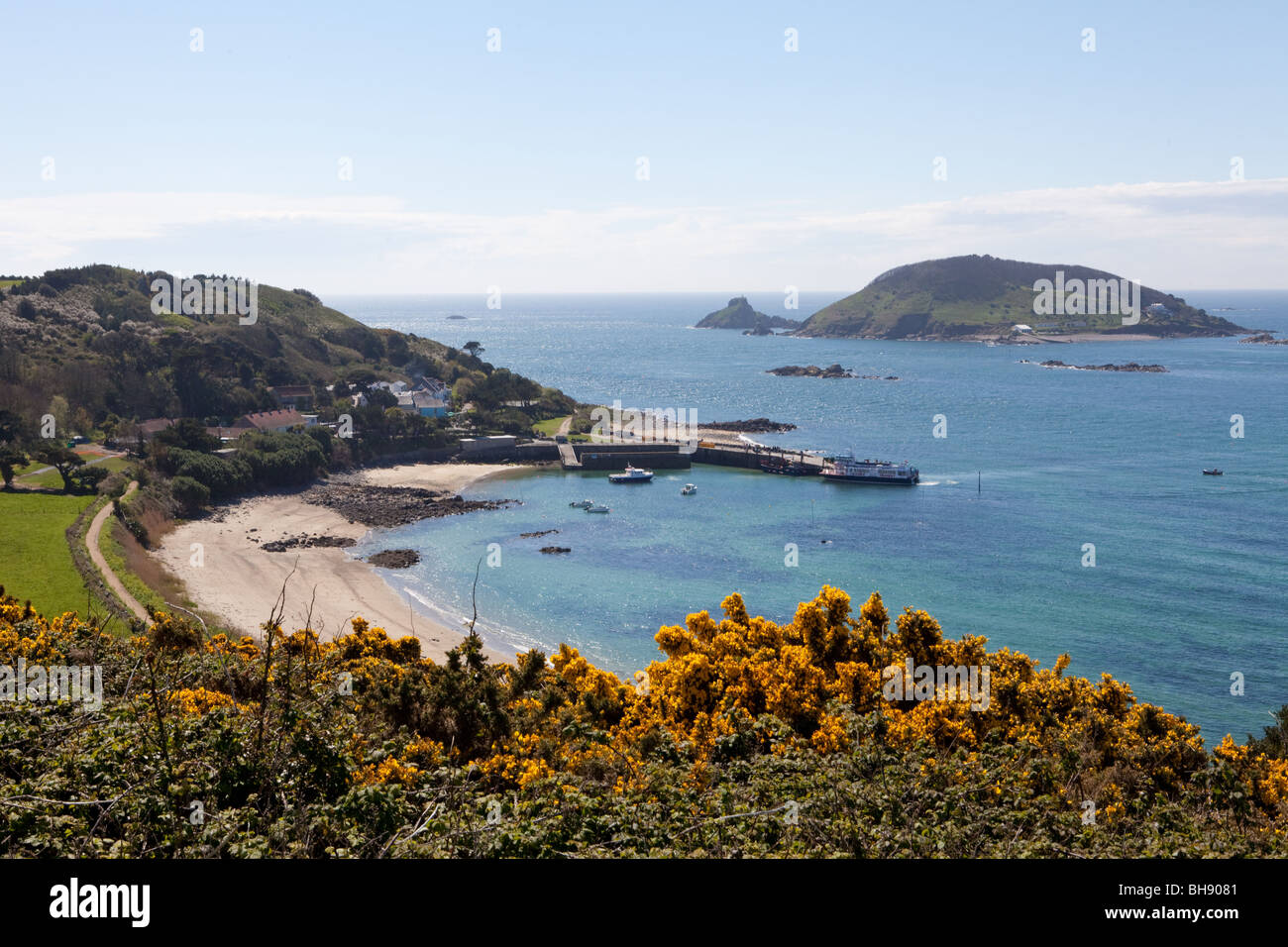 Herm Insel Küste Stockfoto