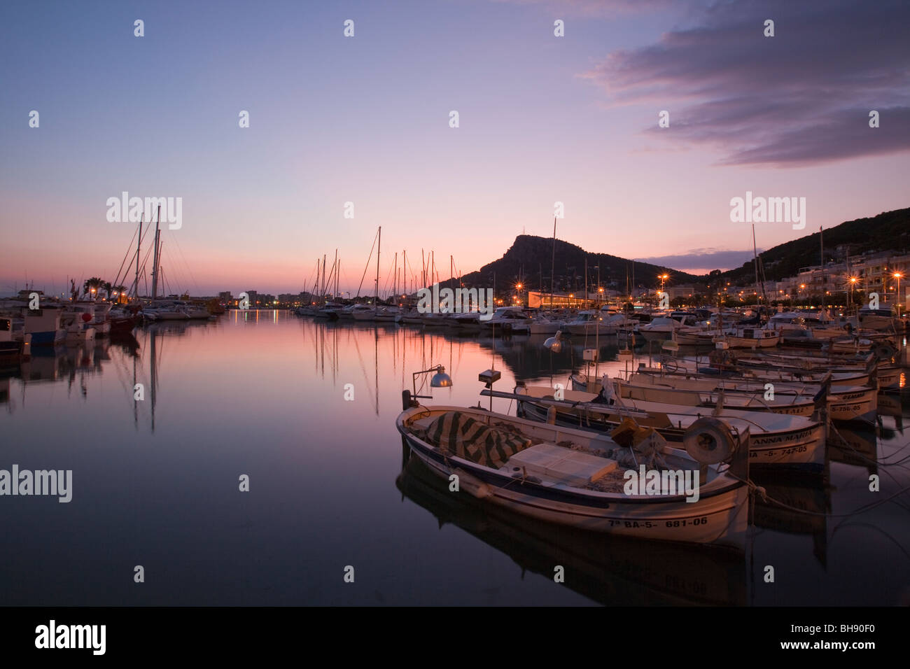Hafen von l ' Estartit, Costa Brava, Katalonien, Spanien Stockfoto