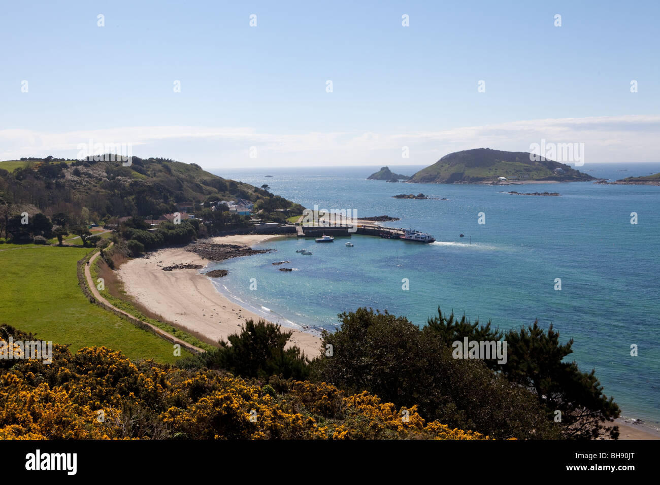 Herm Insel Küste Stockfoto