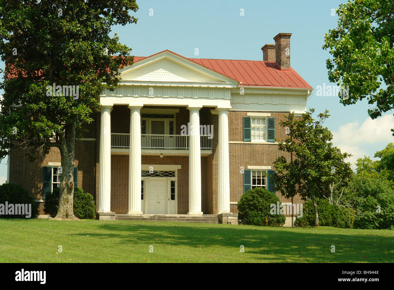 AJD65310, Eremitage, Nashville, TN, Tennessee, Tulip Grove in der Nähe von Hermitage Plantage Stockfoto