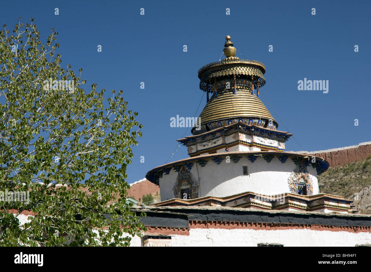 Gyantse Kumbum stupa Stockfoto