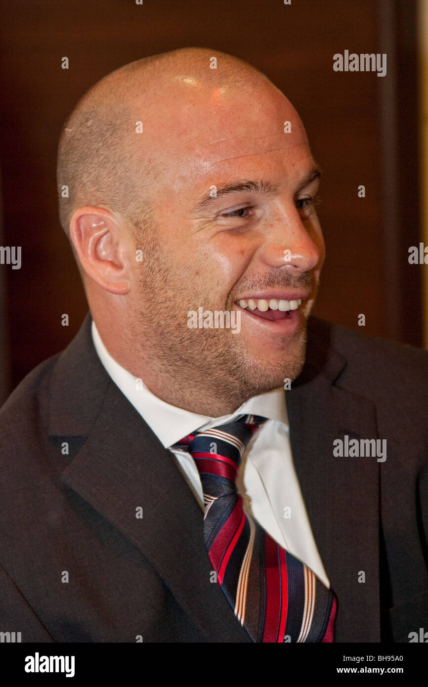 Paul Hodgson Scrum-Hälfte von London Irland und England Stockfoto