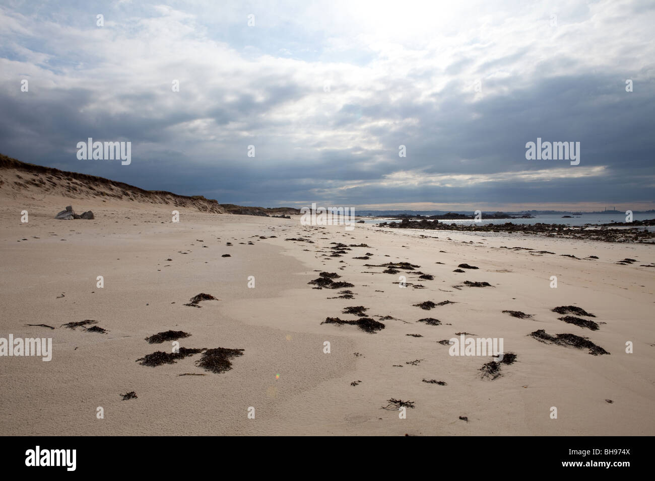 Strand von Herm Island Mouisonniere Stockfoto