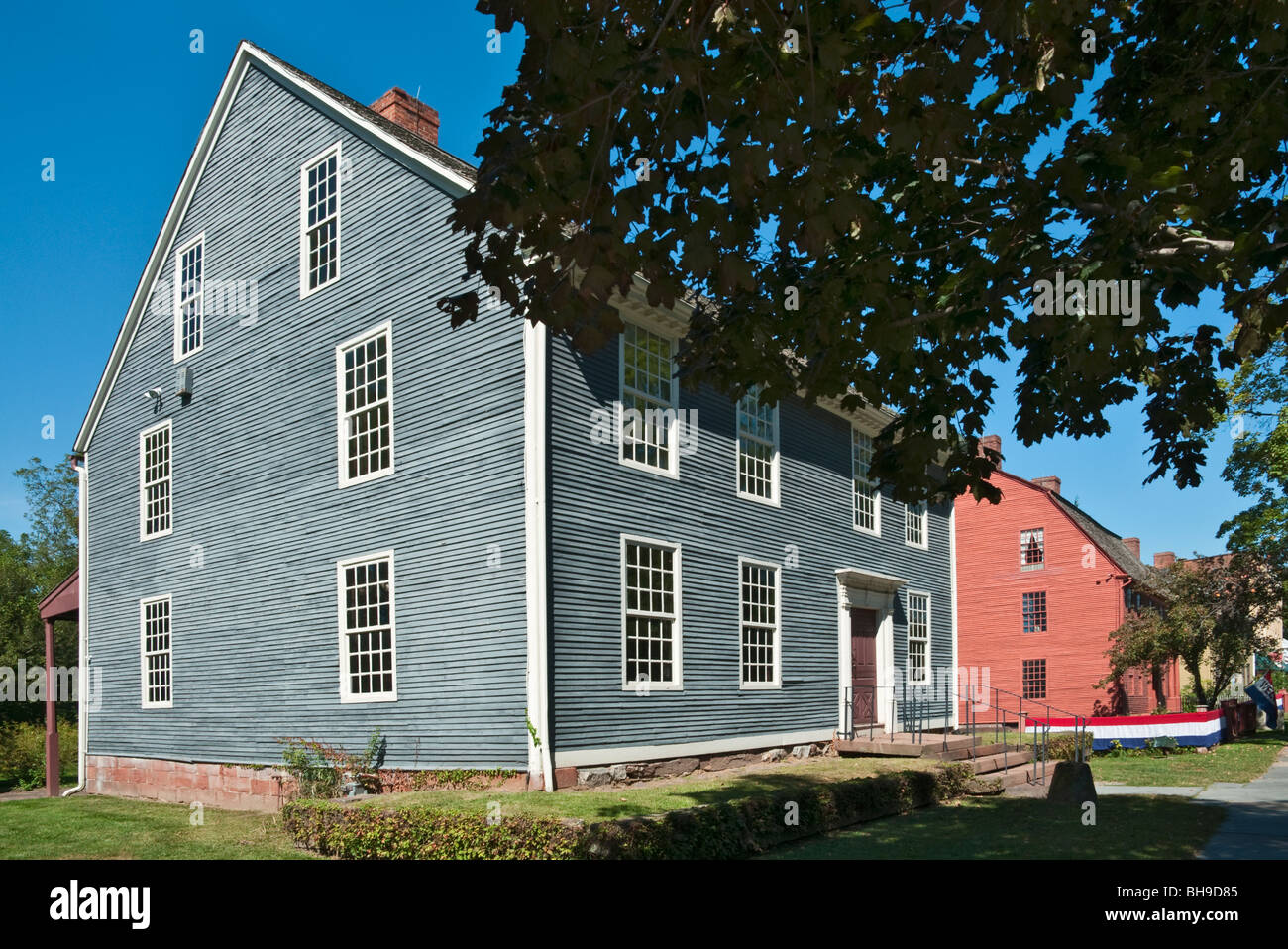 Connecticut Old Town Wethersfield National Historic Site Silas Deane House gebaut 1776 Stockfoto