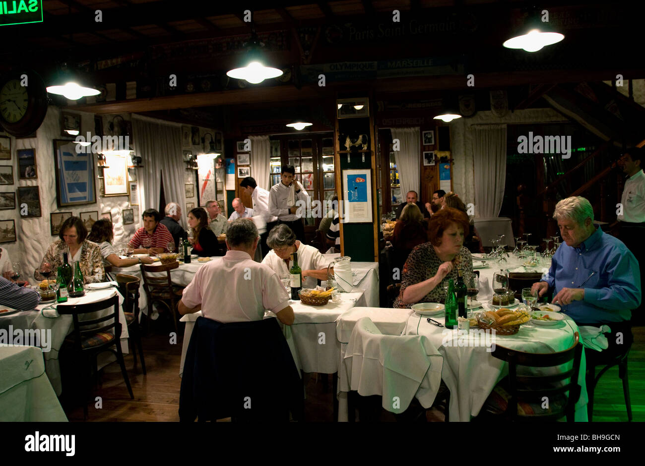 Restaurant La Brigada Buenos Aires Argentinien Stadt Stockfoto