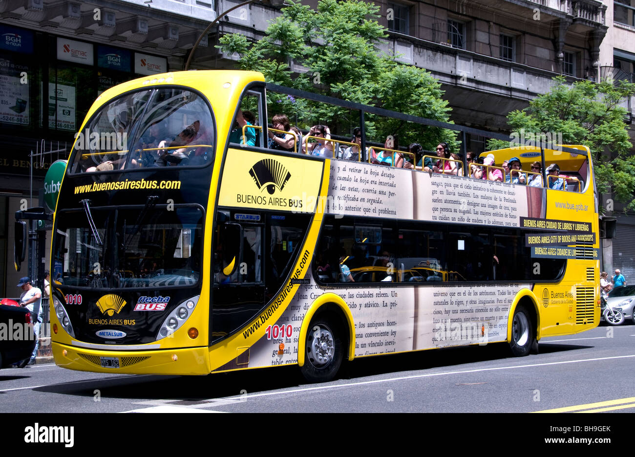 Buenos Aires Argentinien touristische Stadt Stadt Stadt Bus Stockfoto