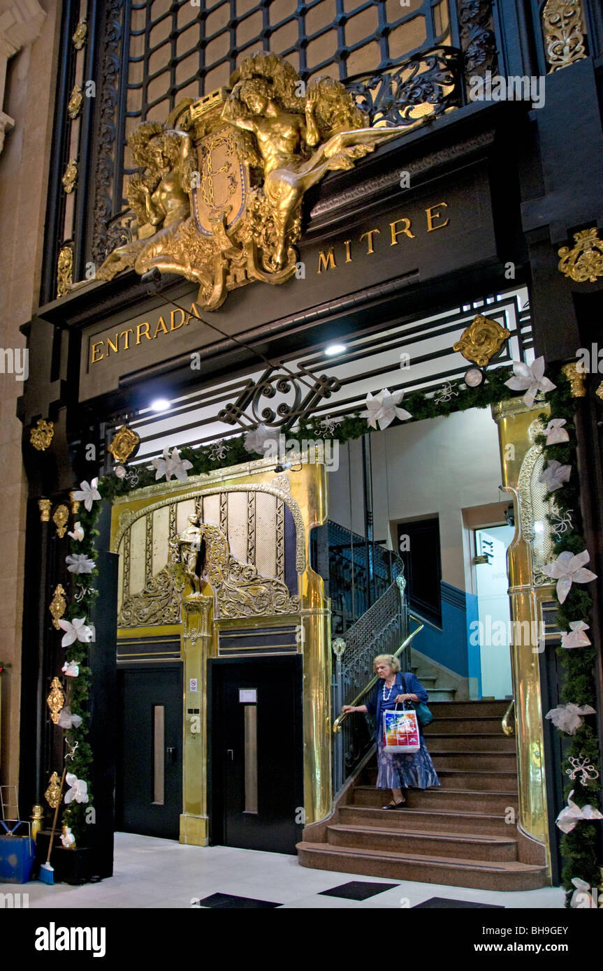 Galeria Guemes Buenos Aires Avenida Avenue Florida Argentinien City Shopping Street Stockfoto