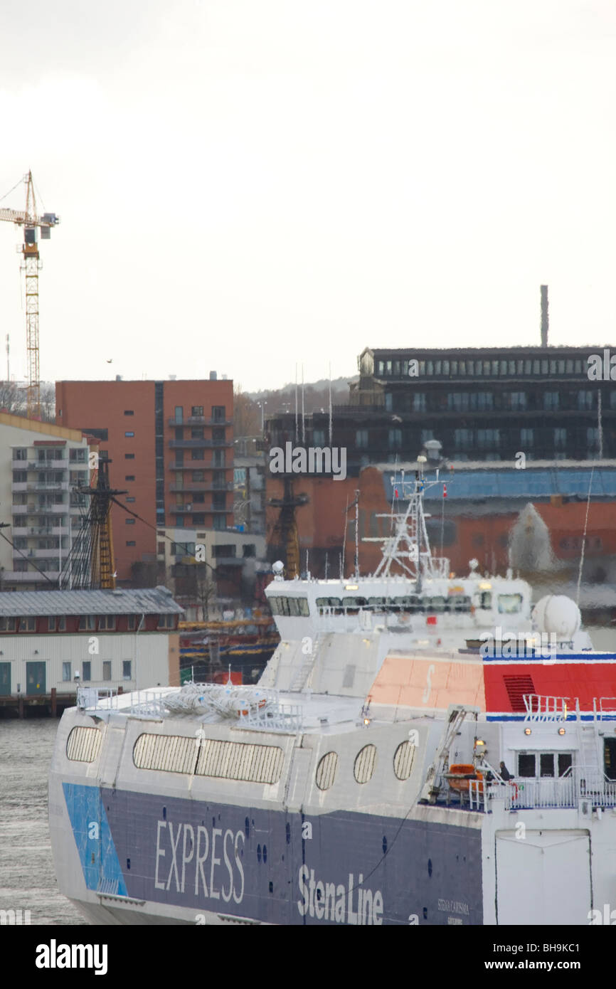 Stena Line-high-Speed-Handwerk in Göteborg. Stockfoto