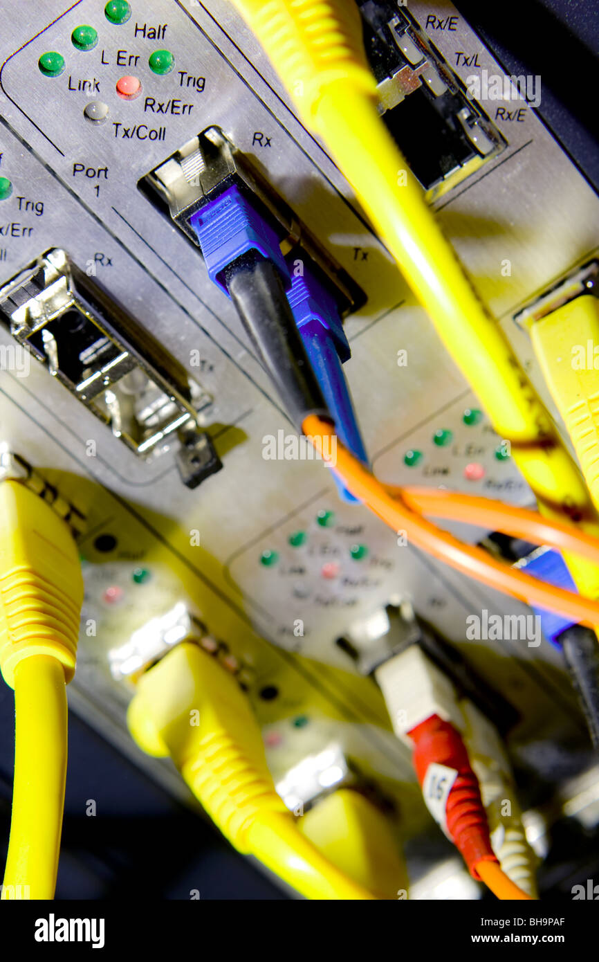 Netzwerk-Test-equipment Stockfoto