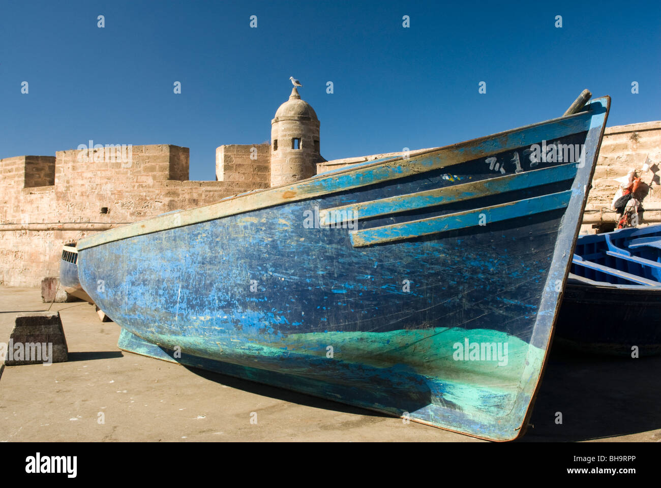 Skala Du Port, Essaouira, Marokko. Stockfoto