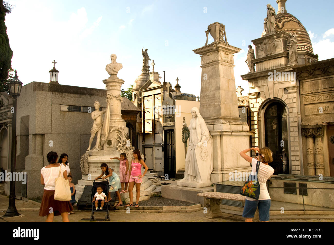 Cementario Friedhof la Recoleta Buenos Aires Eva Evita Perón Argentinien Stockfoto