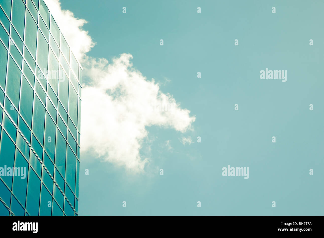 Moderne Unternehmen Glasbau Stockfoto