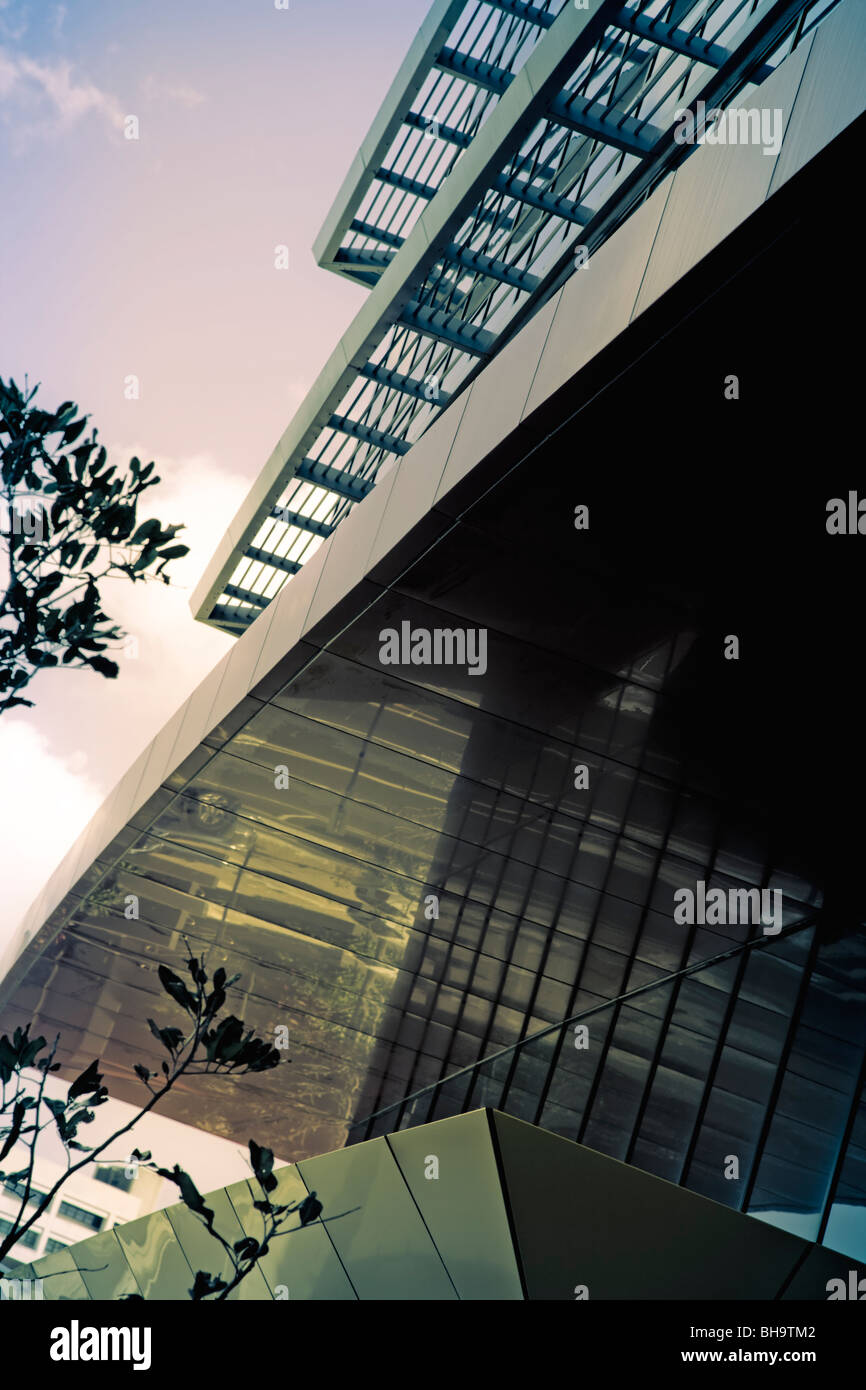 Architekturdetails Firmengebäude Stockfoto