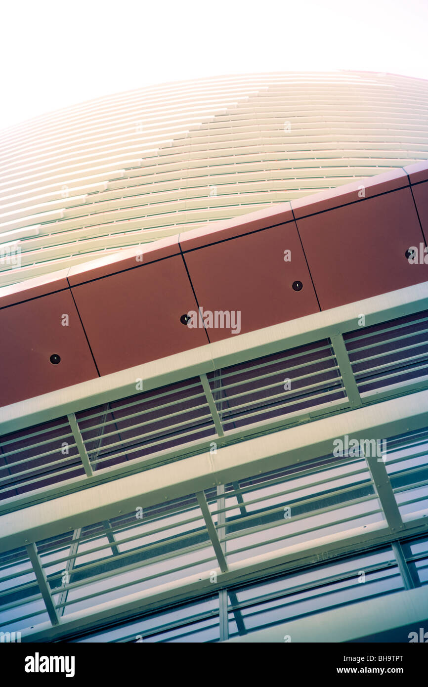 Architekturdetails Firmengebäude Stockfoto