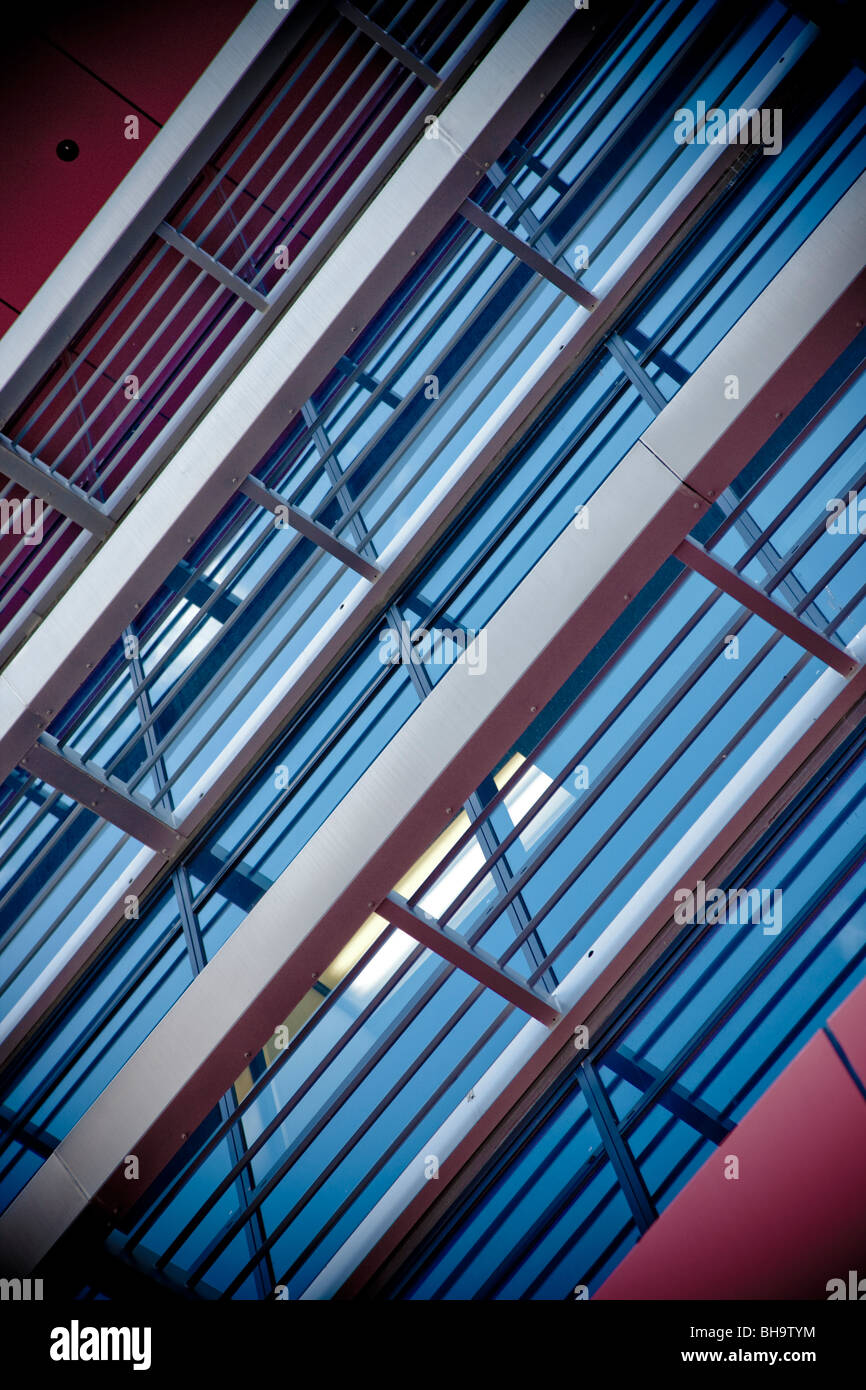 Architekturdetails Firmengebäude Stockfoto