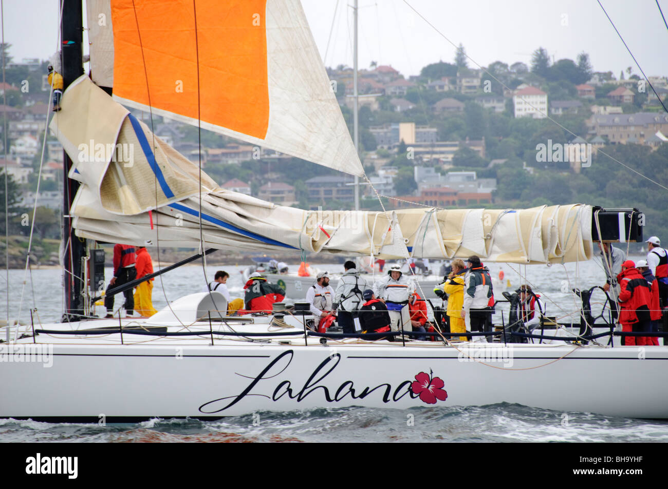 SYDNEY, Australien - Sydney, Australien - 2009 Rolex Sydney Harbour Yacht Race im Hafen von Sydney Stockfoto