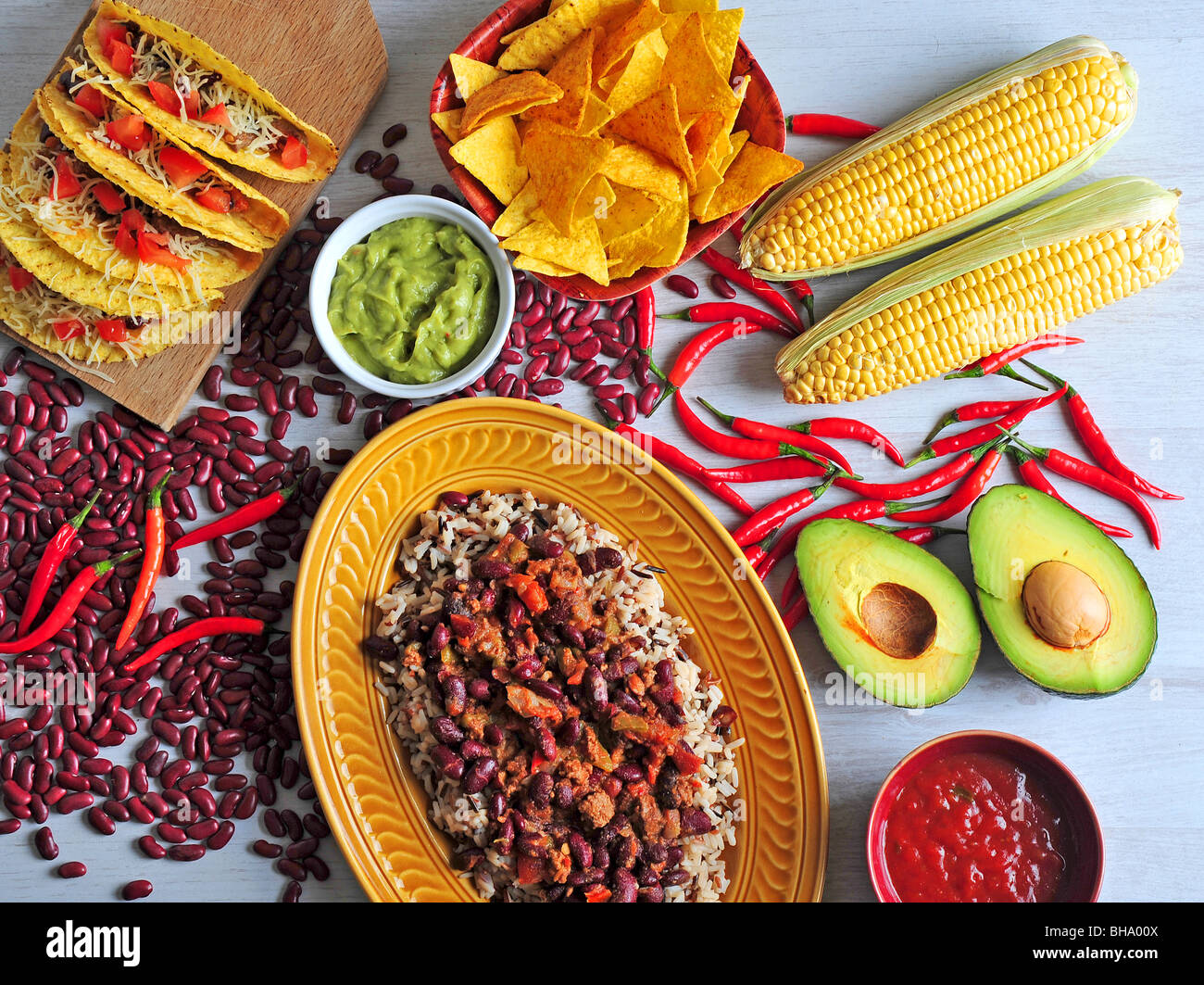 mexikanisches Essen Stockfoto
