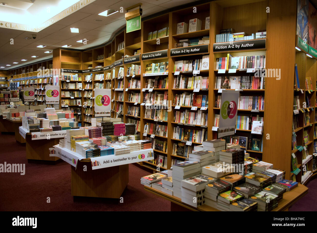 Waterstone es Bookshop Stockfoto Waterstone es Bookshop Stockfoto