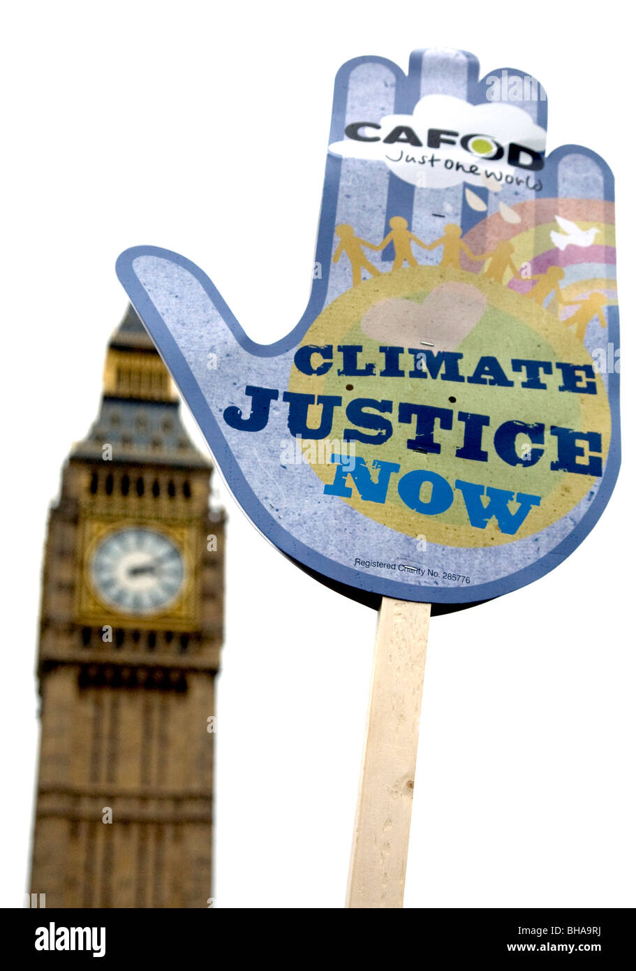 Die Welle des Klimawandels-Event in London Stockfoto