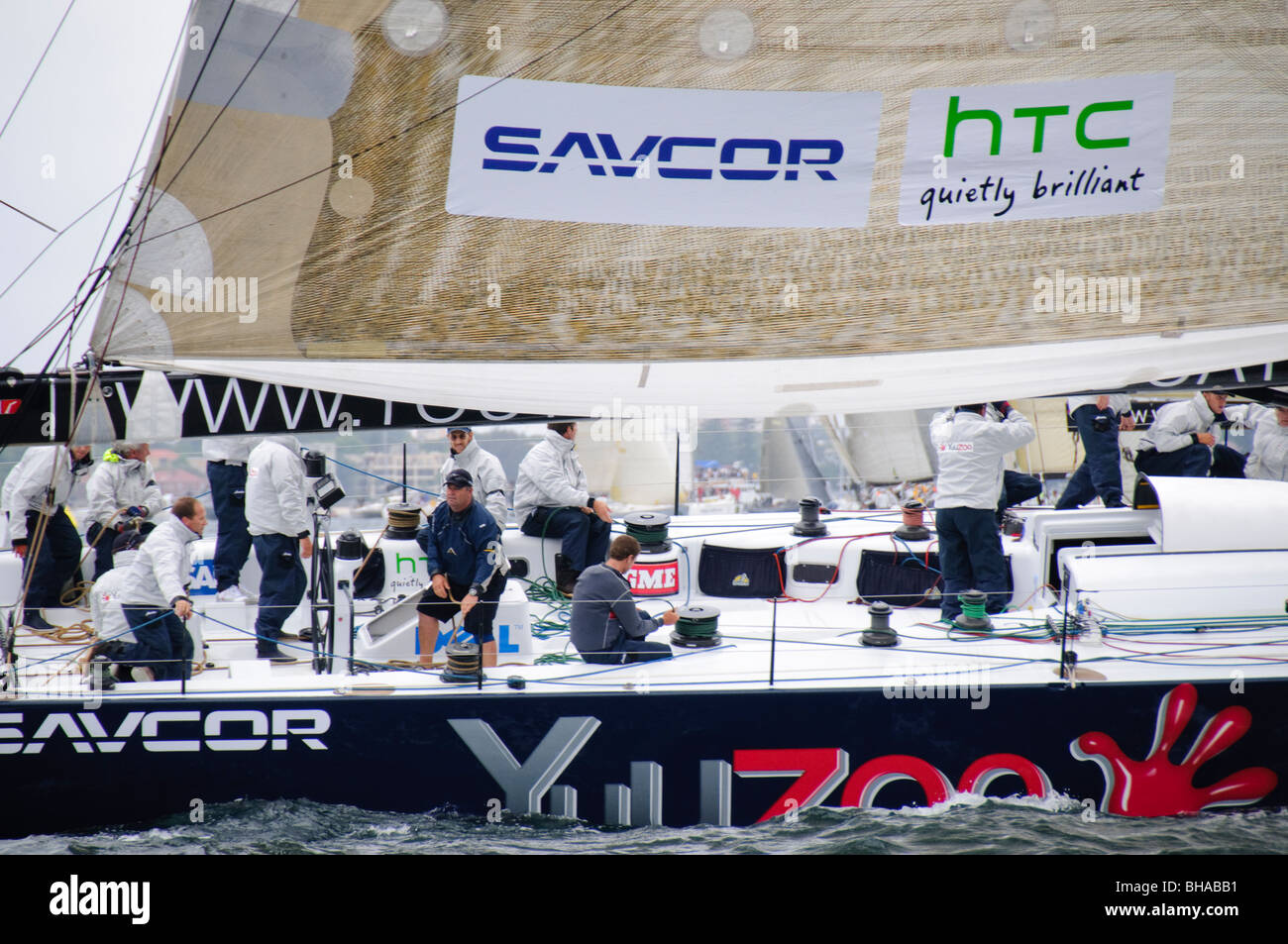 SYDNEY, Australien - Sydney, Australien - 2009 Rolex Sydney Harbour Yacht Race im Hafen von Sydney Stockfoto