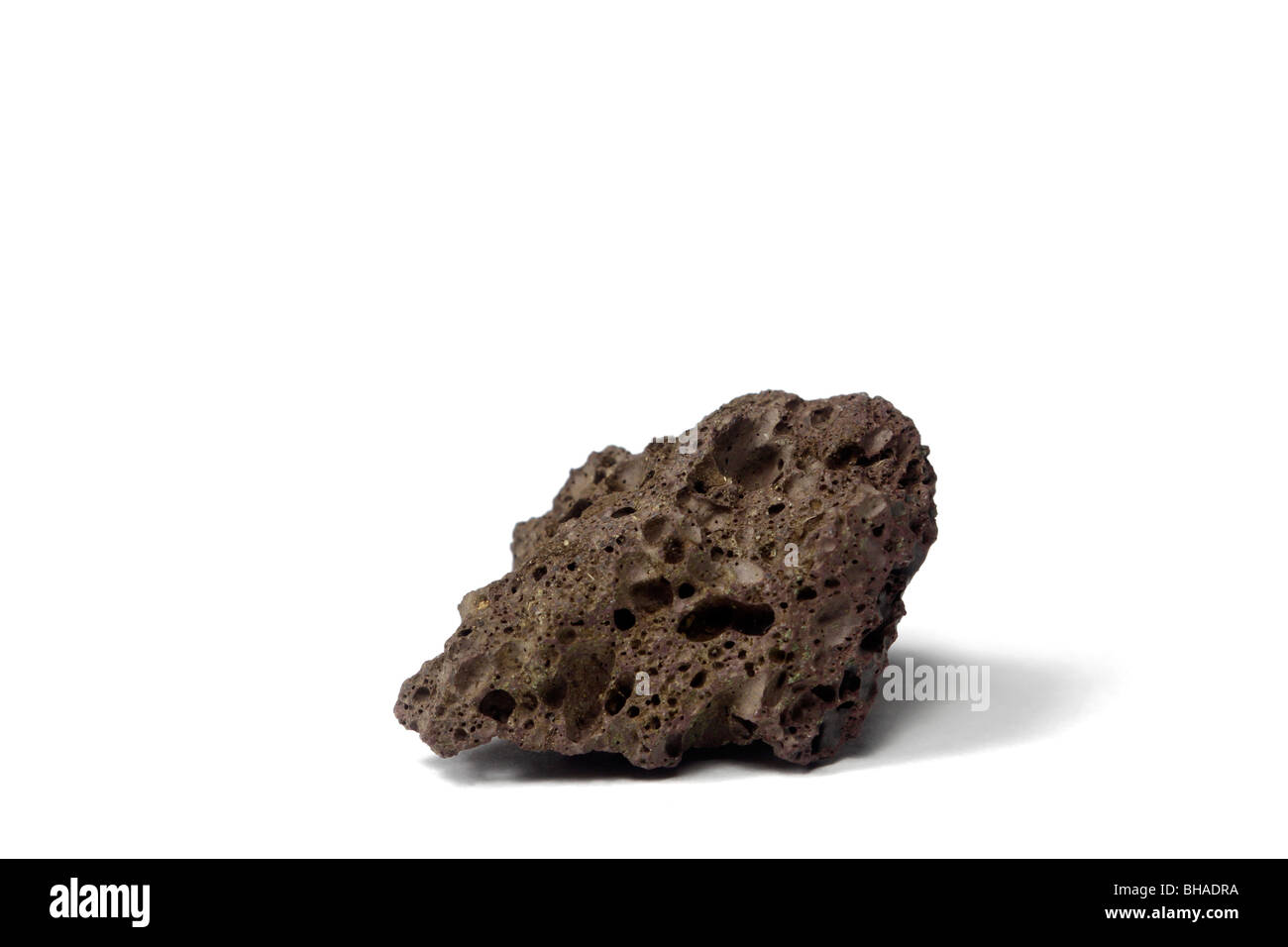 Lava Rock, Schlacken (oder Asche), ein vulkanisches Gestein, das ist eine sprudelnde erstarrter Lava Stockfoto