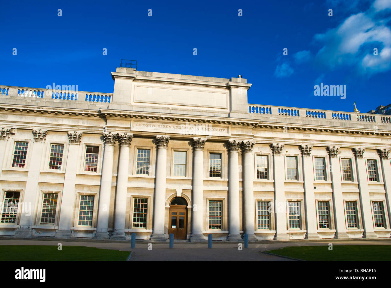 King Charles Court Admiral House Trinity College Musik Greenwich London England UK Europe Stockfoto