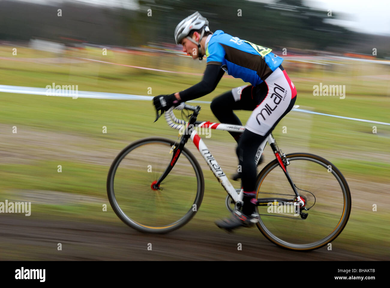 Cyclo-Cross UK National Championship Race 2010. Stockfoto