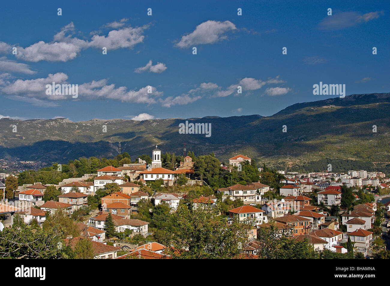 Ansicht von Ohrid Mazedonien Stockfoto