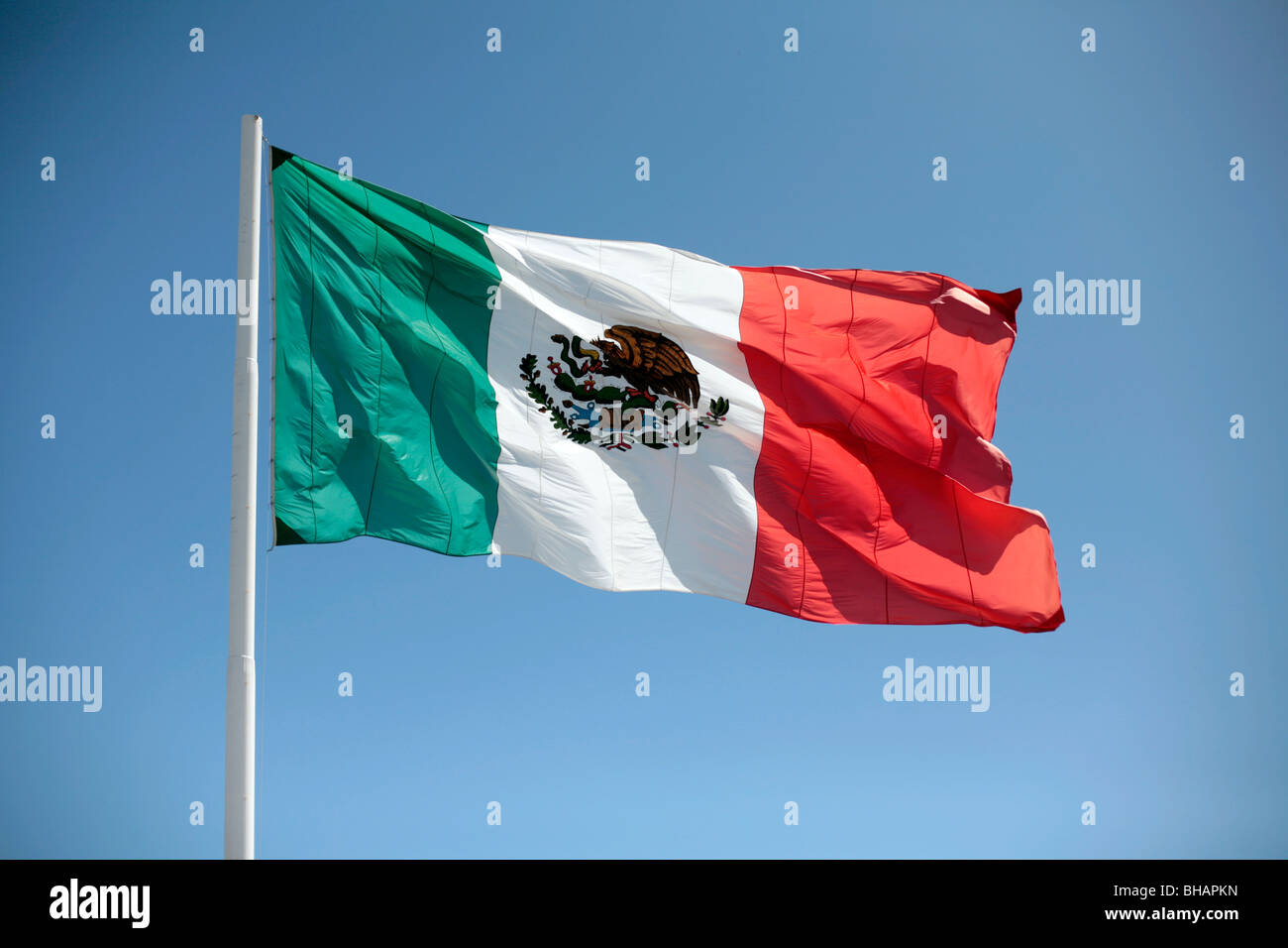 Mexikanische Flagge Stockfoto