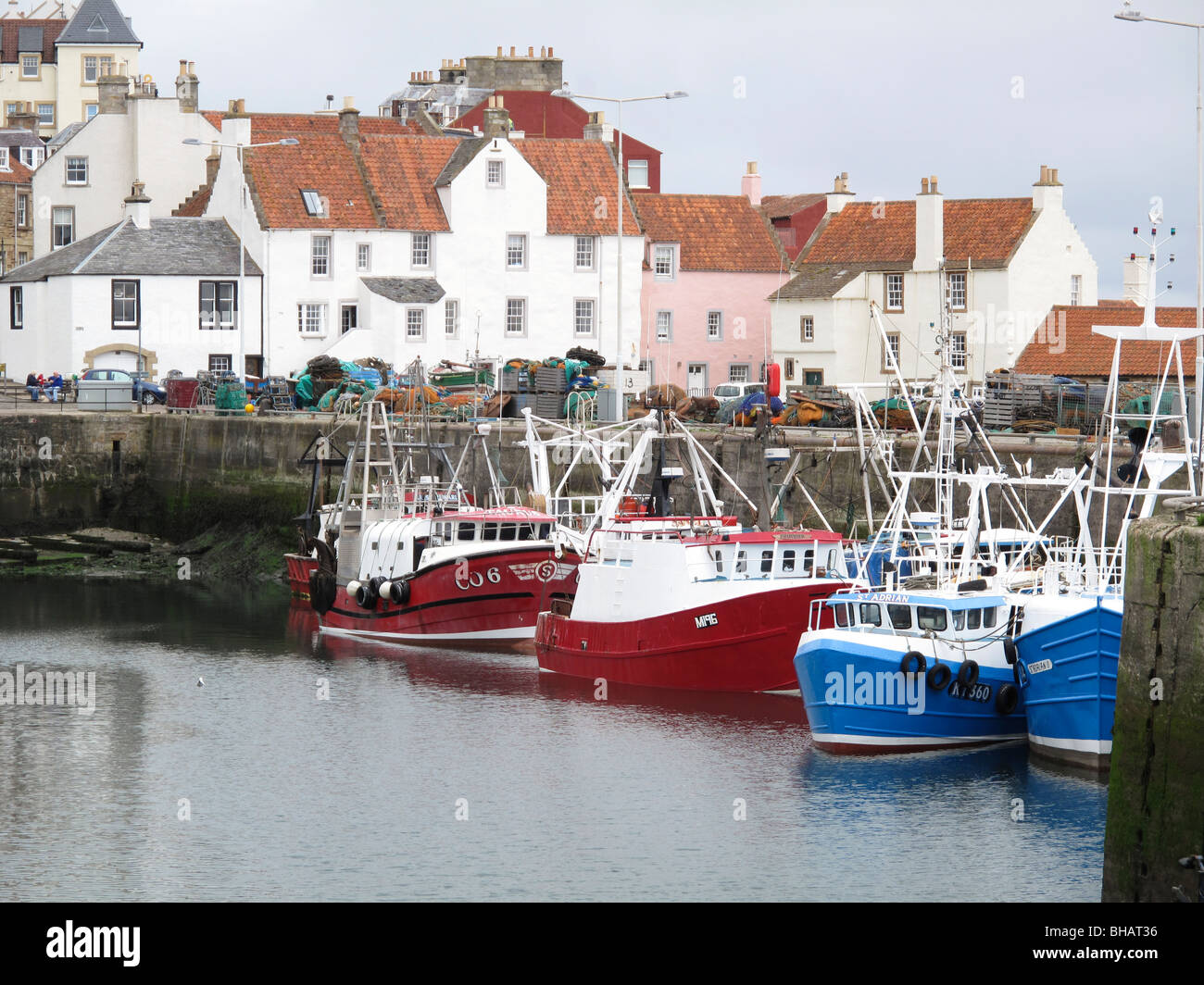 Pittenweem Hafen Fife Schottland Stockfoto