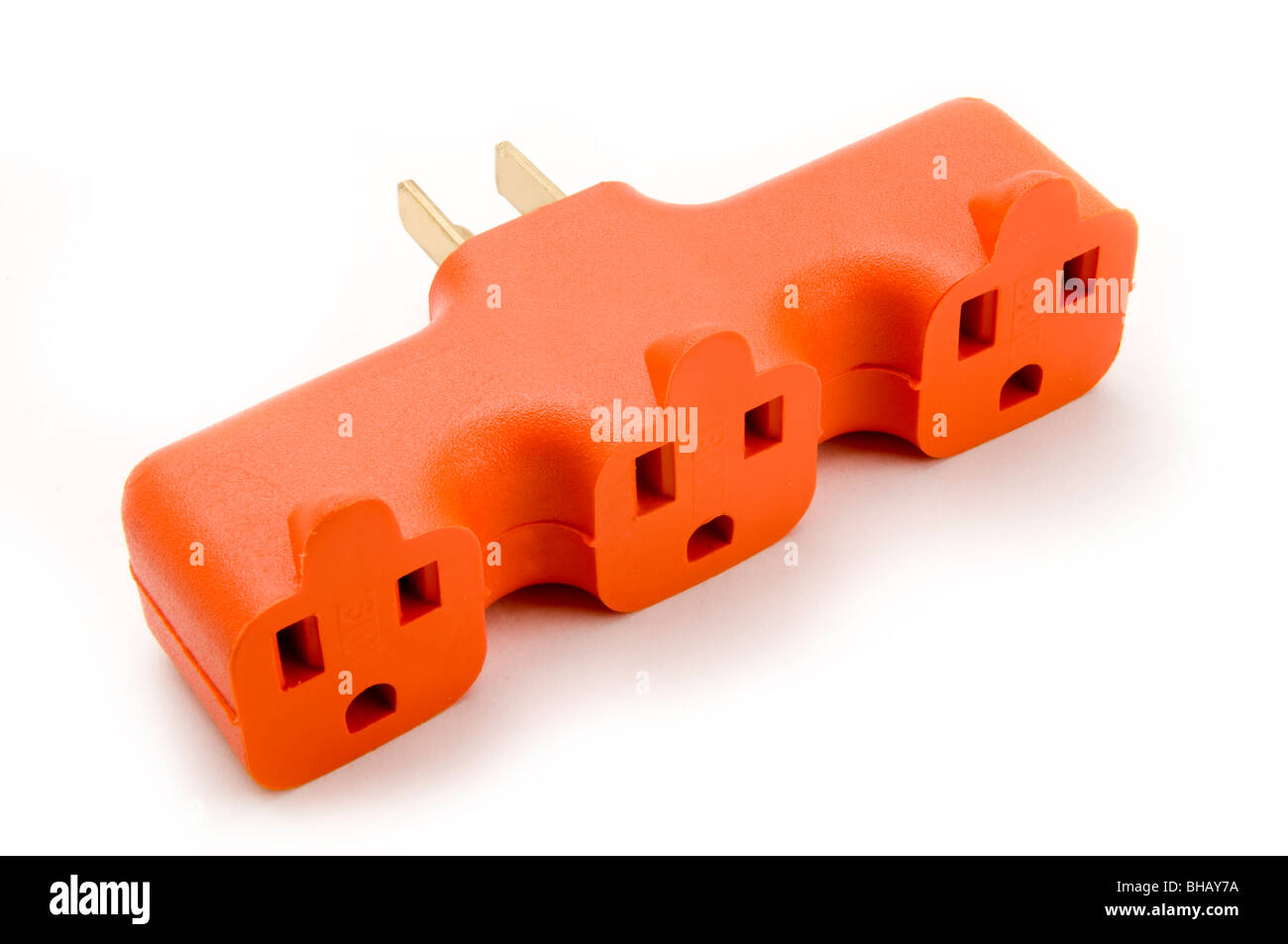 Stecker des Netzadapters Stockfoto