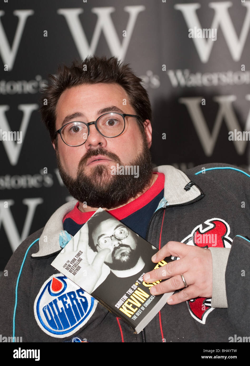 Kevin Smith Förderung seines neuen Buches "shootin ' der Sh * t ' bei Waterstone in London Stockfoto