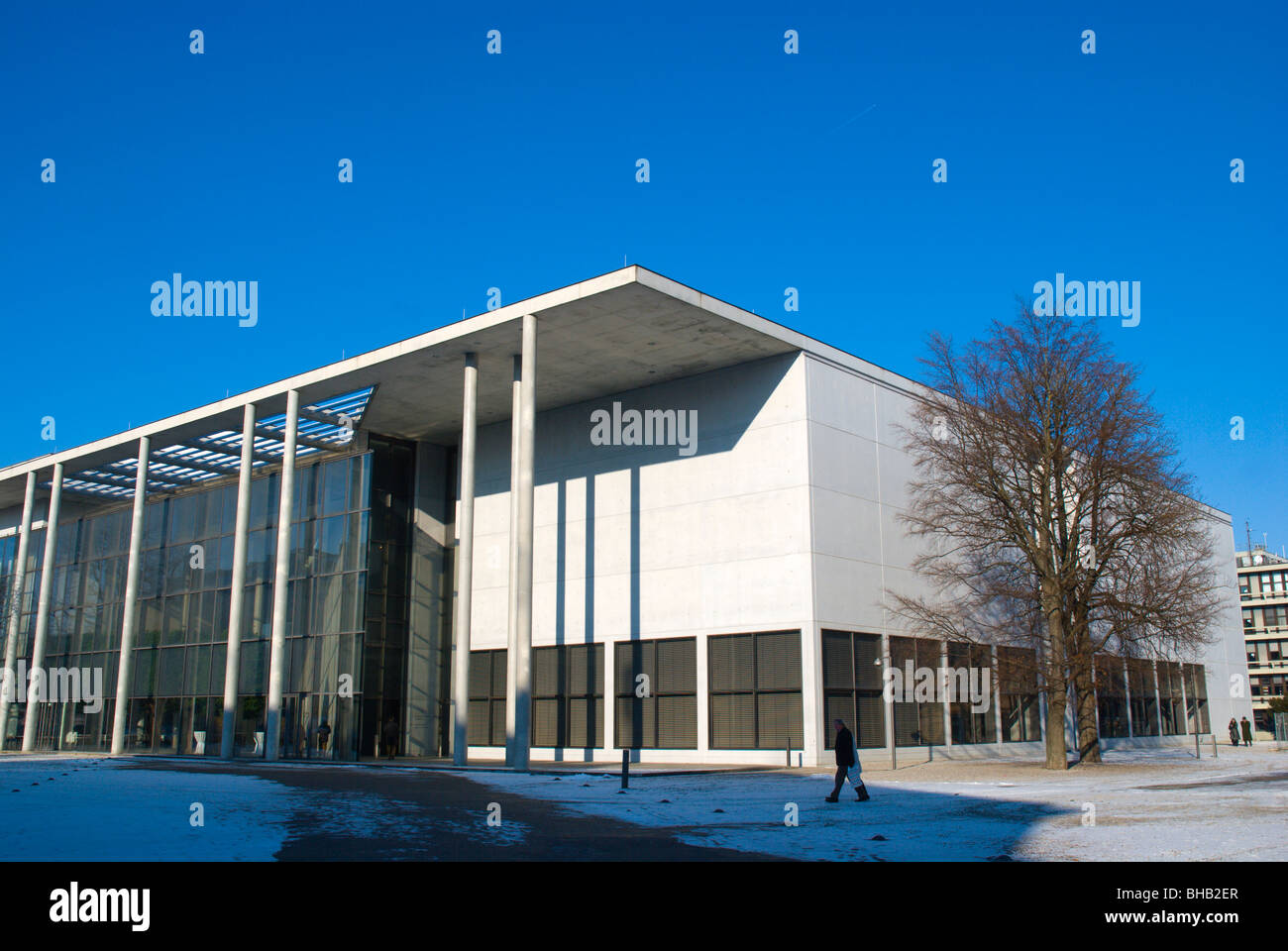 Neuen Pinakothek Museum Schwabing München Bayern Deutschland Europa Stockfoto