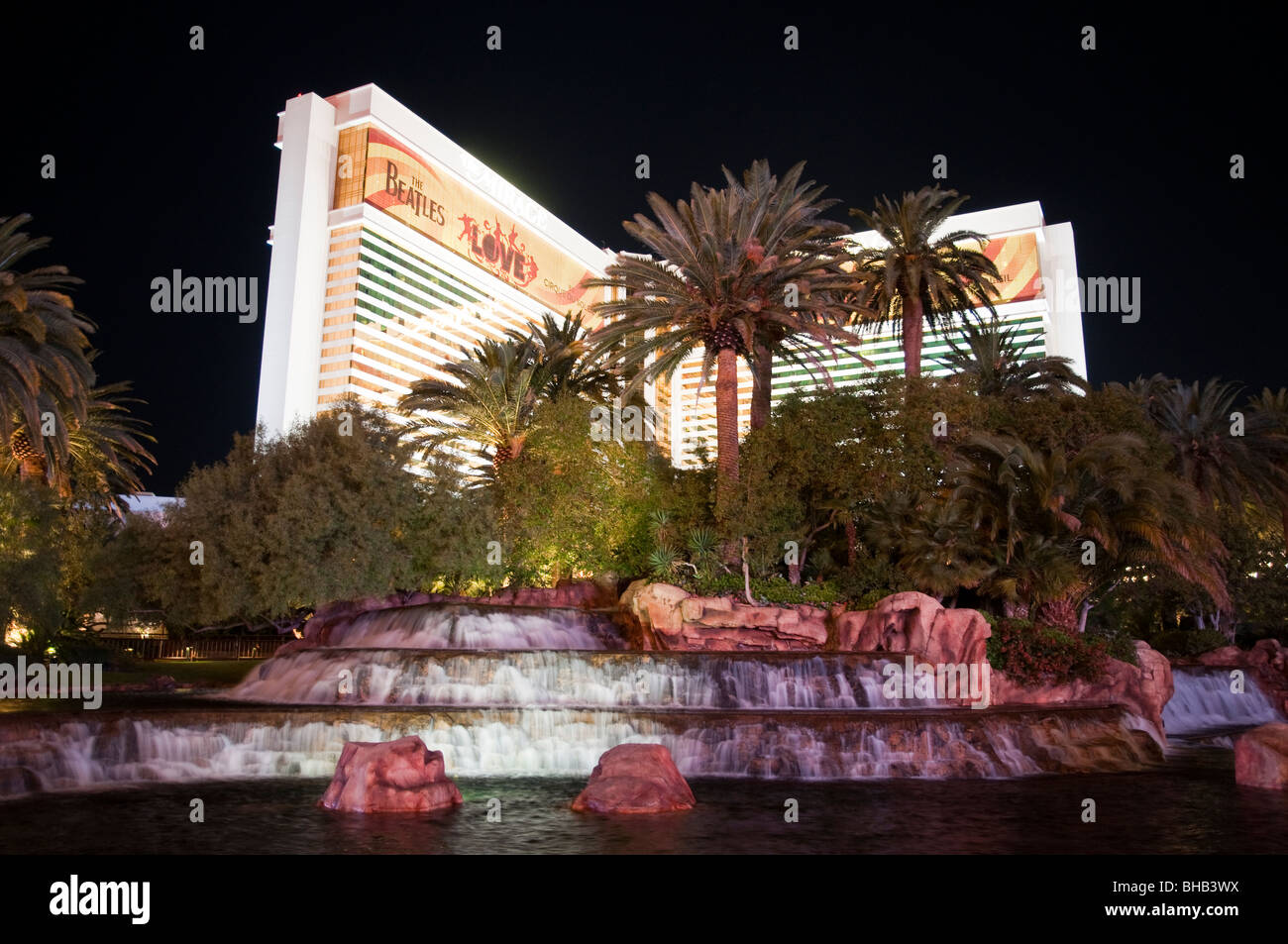Das Mirage Resort and Casino, Las Vegas, Nevada, USA Stockfoto