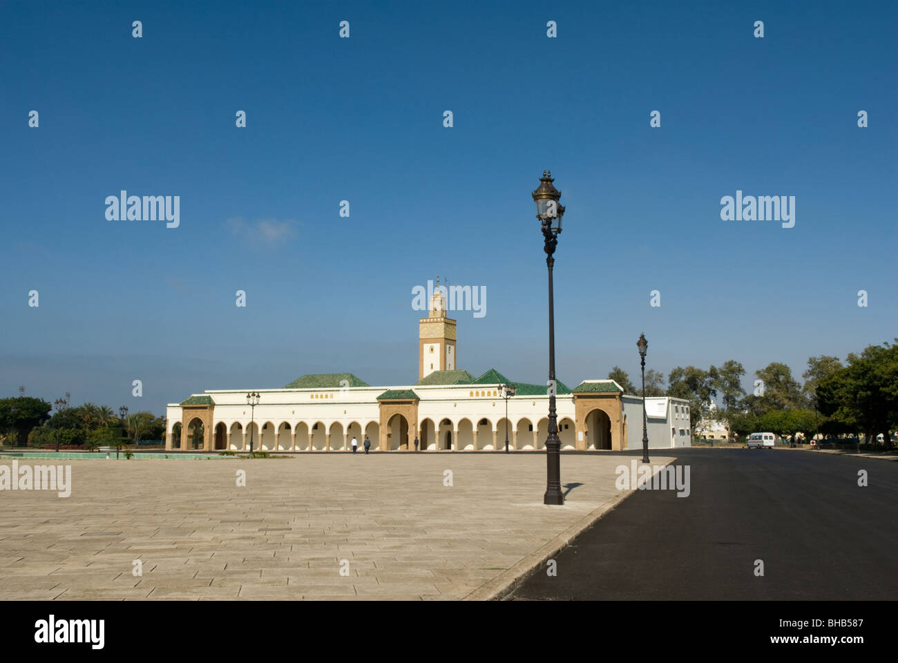 AHL-Fas-Moschee, die königliche Moschee im königlichen Palast, Rabat, Marokko. Stockfoto