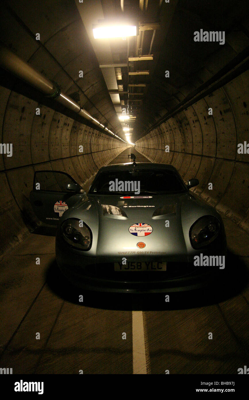 G50 Eurotunnel Service Tunnel Stockfoto
