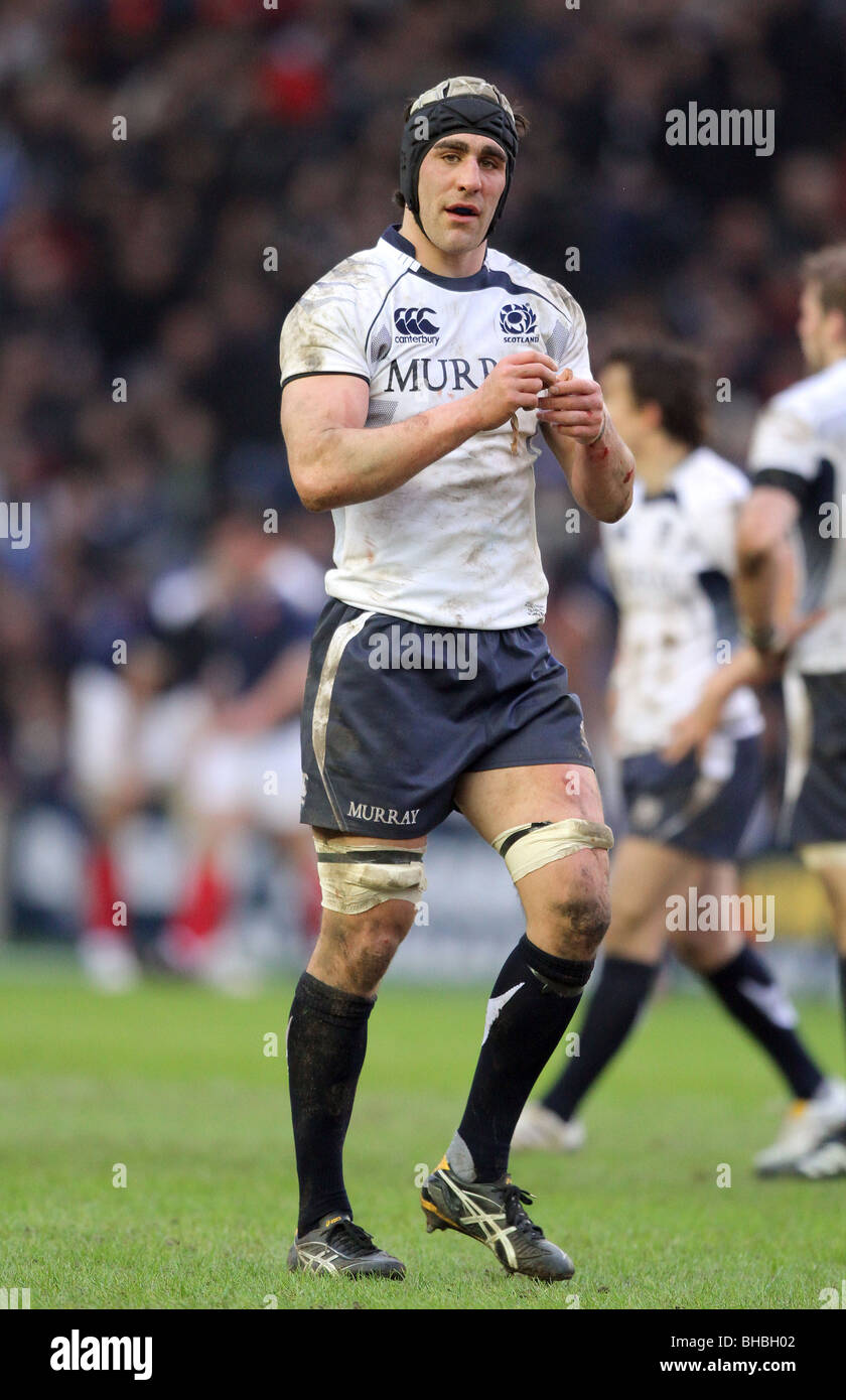 KELLY BROWN Schottland & GLASGOW Krieger MURRAYFIELD EDINBURGH Schottland 7. Februar 2010 Stockfoto