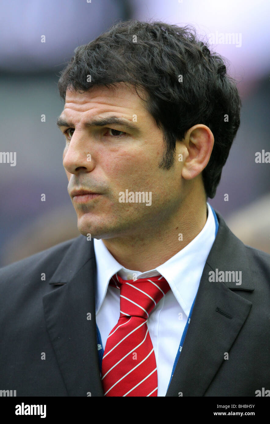 MARC LIÈVREMONT Frankreich RU COACH MURRAYFIELD EDINBURGH Schottland 7. Februar 2010 Stockfoto