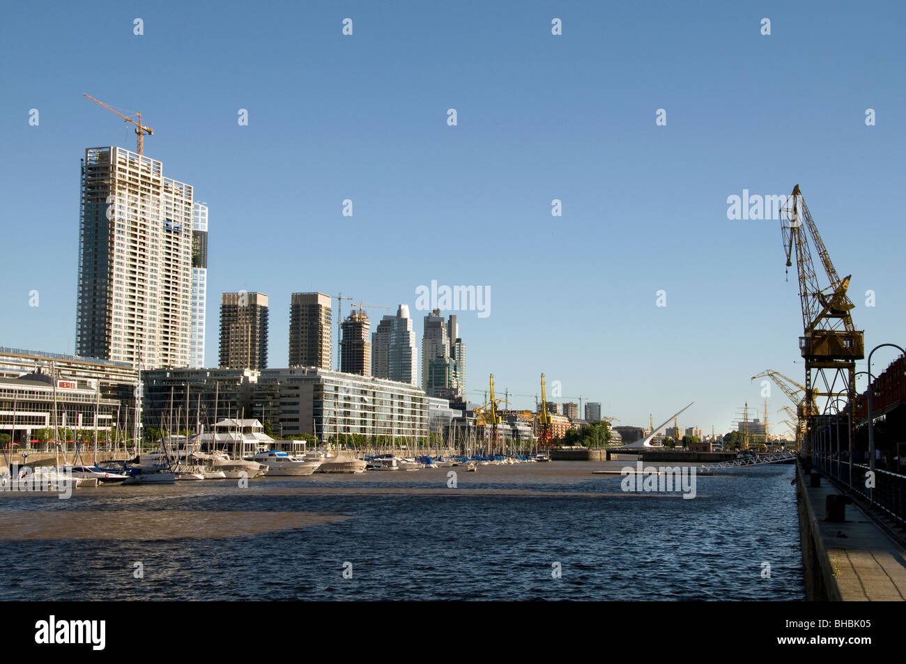 Argentinien Buenos Aires Puerto Madero Hafen Port Dock Stockfoto