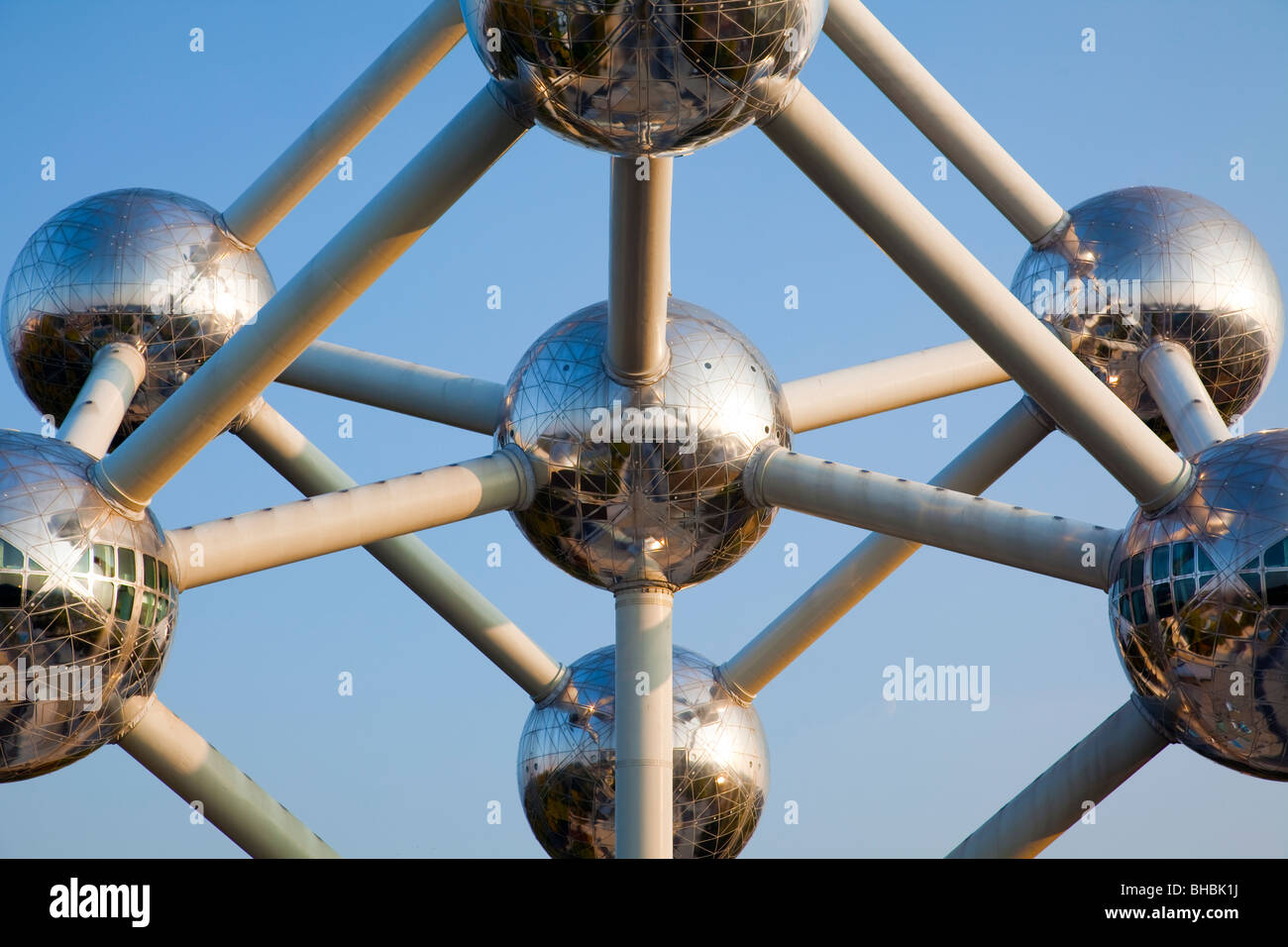 "Das Atomium" Brüssel Belgien Stockfoto