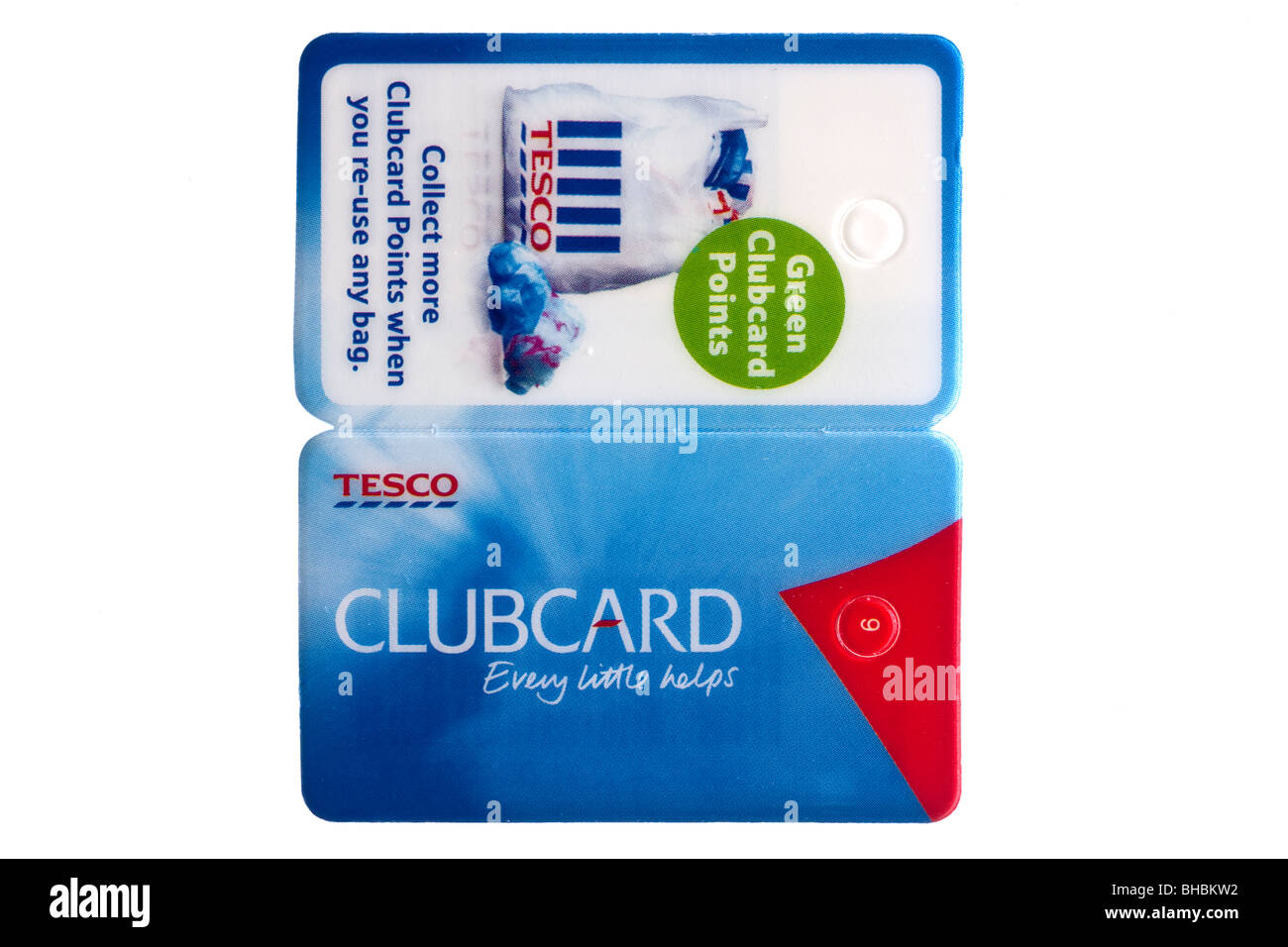 Tesco Loyalität Clubcard Schlüsselanhänger Stockfoto
