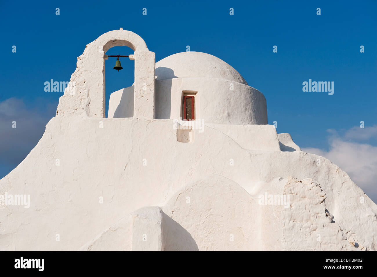 Kirche der Panagia Paraportiani, Mykonos, Griechenland Stockfoto