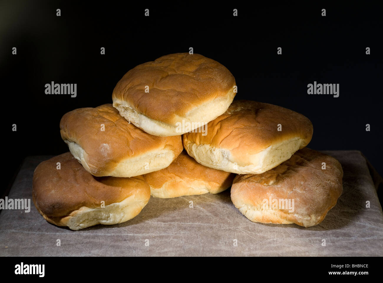 frische handgemachte Brot Stockfoto