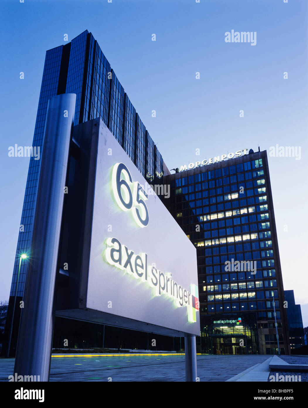 Axel Springer Verlag, Berlin, Deutschland Stockfoto