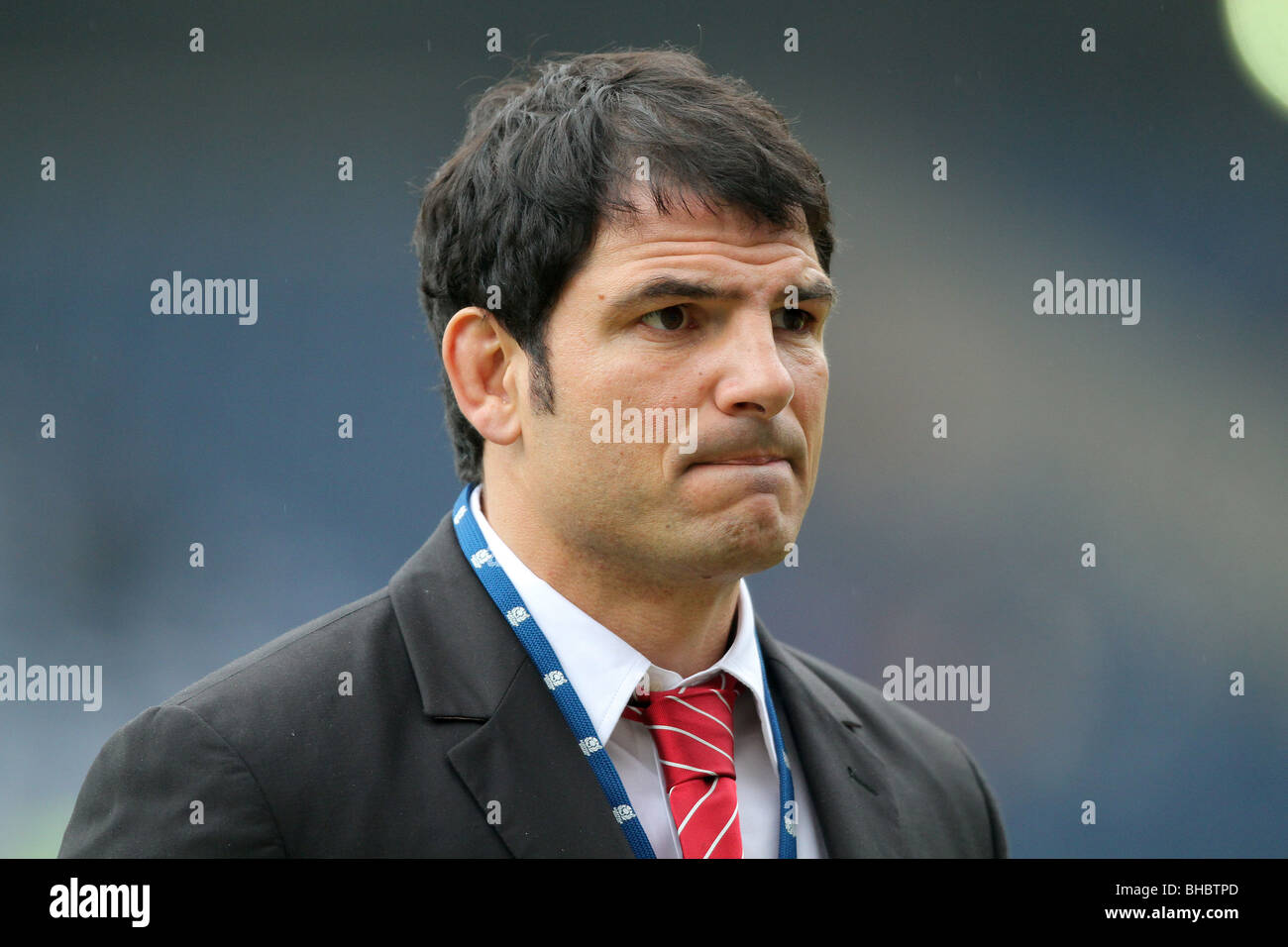 MARC LIÈVREMONT Frankreich RU COACH MURRAYFIELD EDINBURGH Schottland 7. Februar 2010 Stockfoto