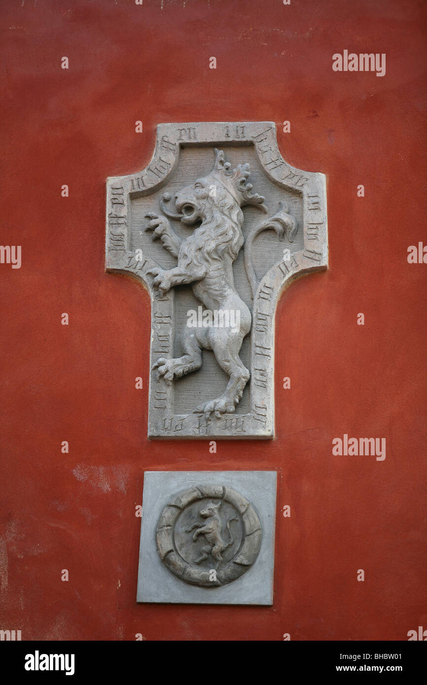 Italien, Emilia Romagna, Guastalla, Wappen Stockfoto