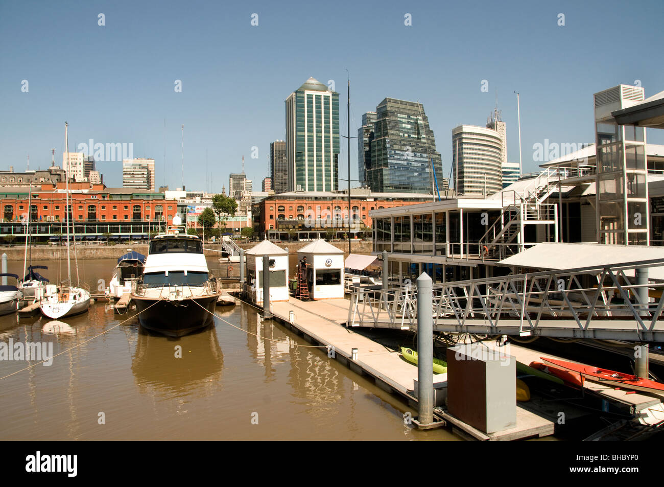 Argentinien Buenos Aires Puerto Madero Hafen Port Dock Stockfoto