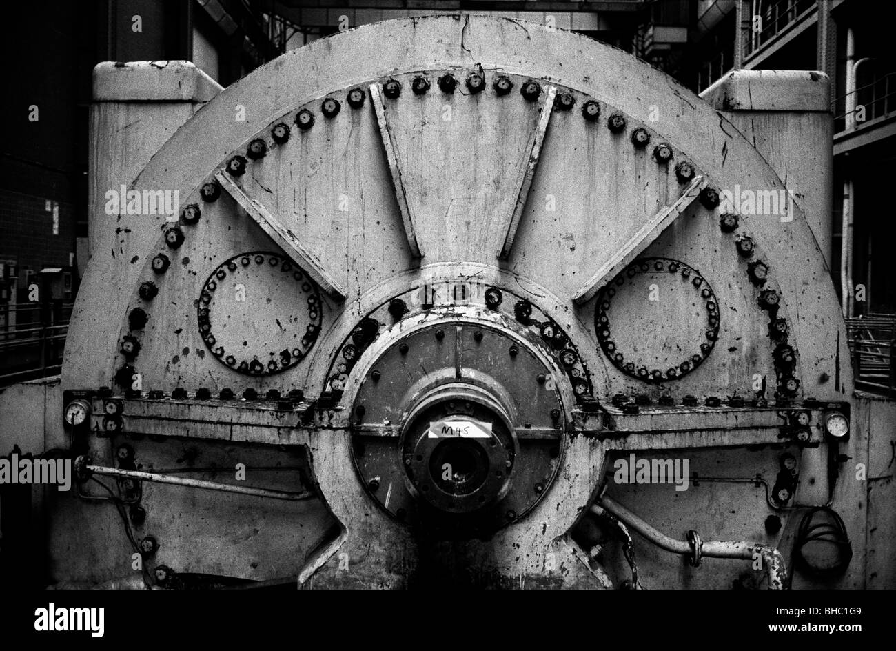 Bankside Power Station zeigt die massive Turbinenhalle fotografiert in den späten 1990er wann wurde es verkündet, dass der Tate-Modus Stockfoto