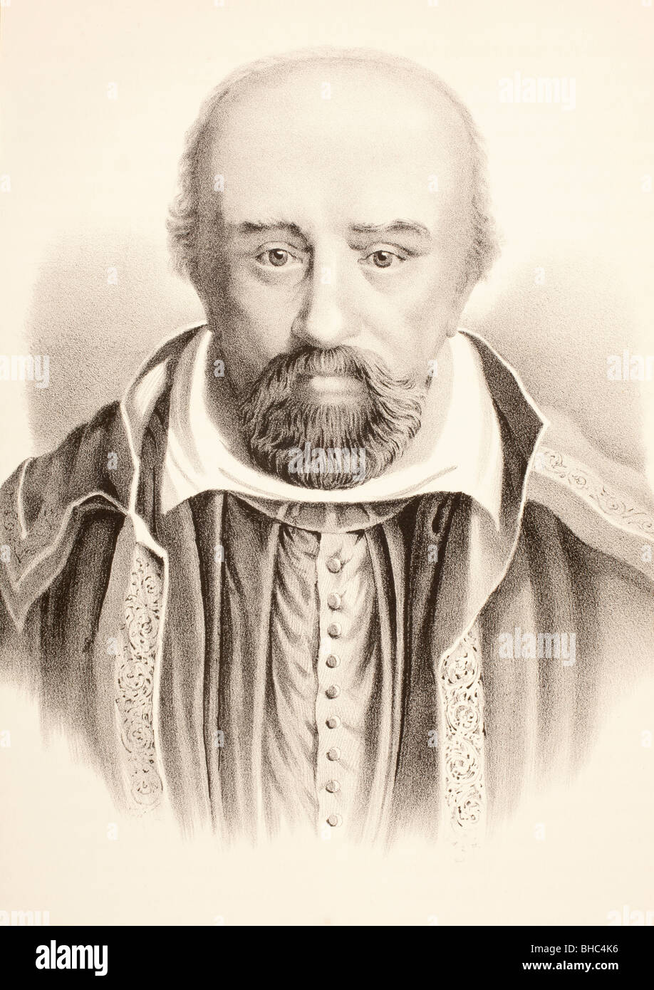 George Buchanan 1506-1582. Schottischer Humanist, Historiker und Gelehrte. Stockfoto